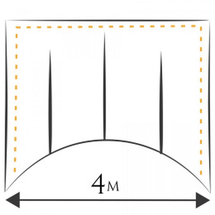 Szycie firanek w łuk