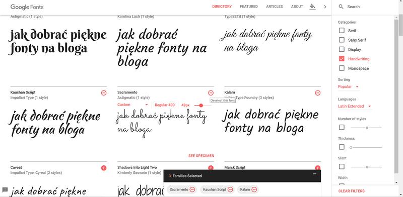 Jak zmienić czcionkę w Google Docs