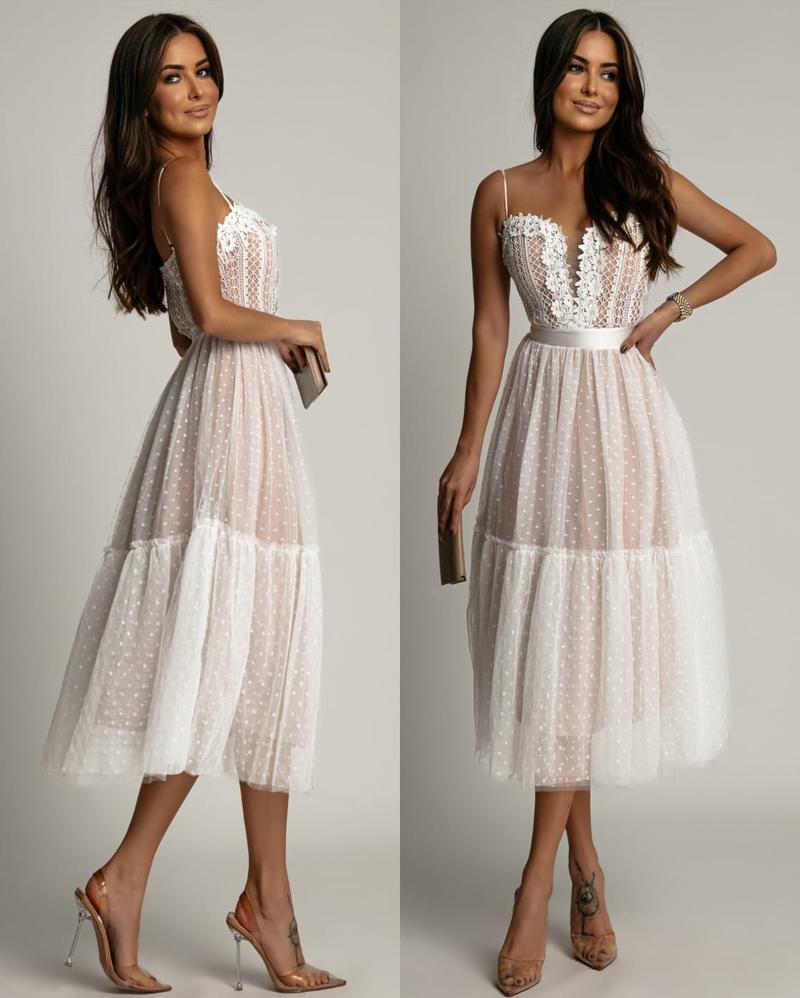 Koszula do sukni ecru