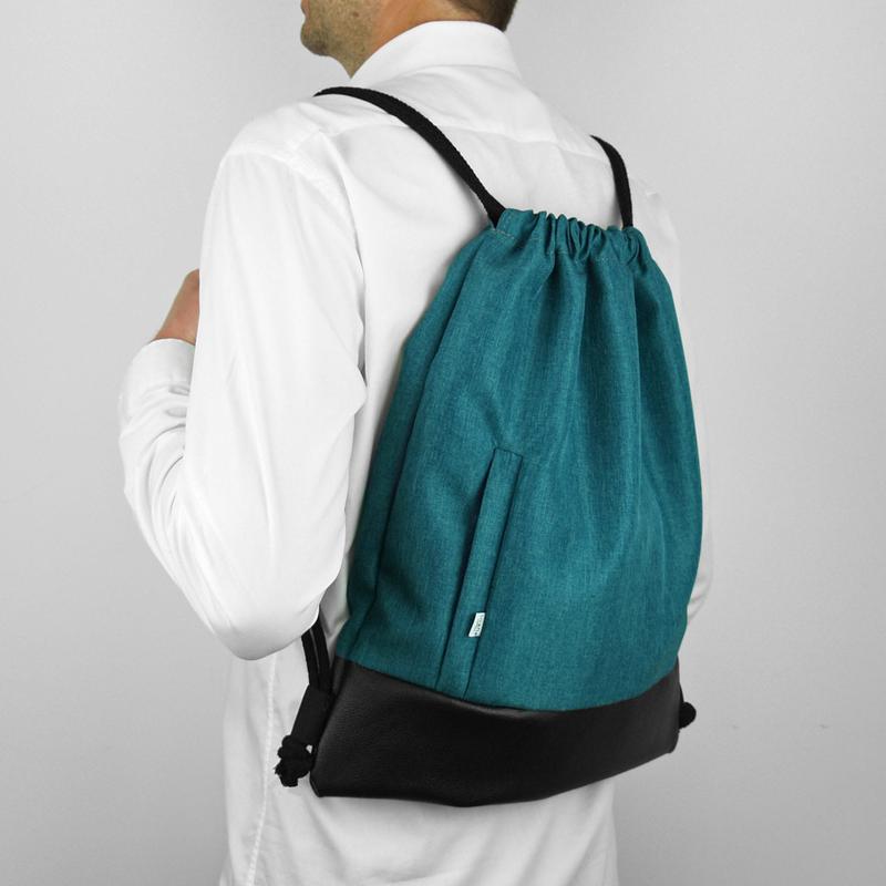 DIY worek plecak z kieszonką