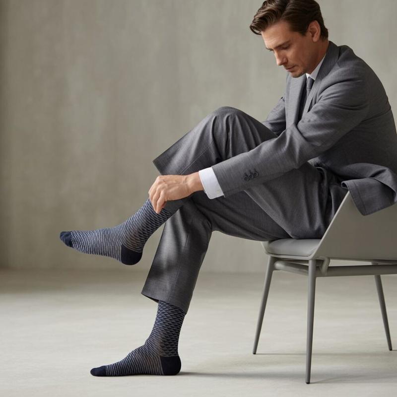 Skarpetki do brązowych butów