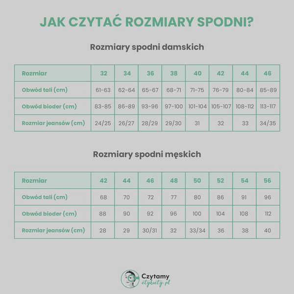 Jaki rozmiar spodni na 175 cm — praktyczny poradnik